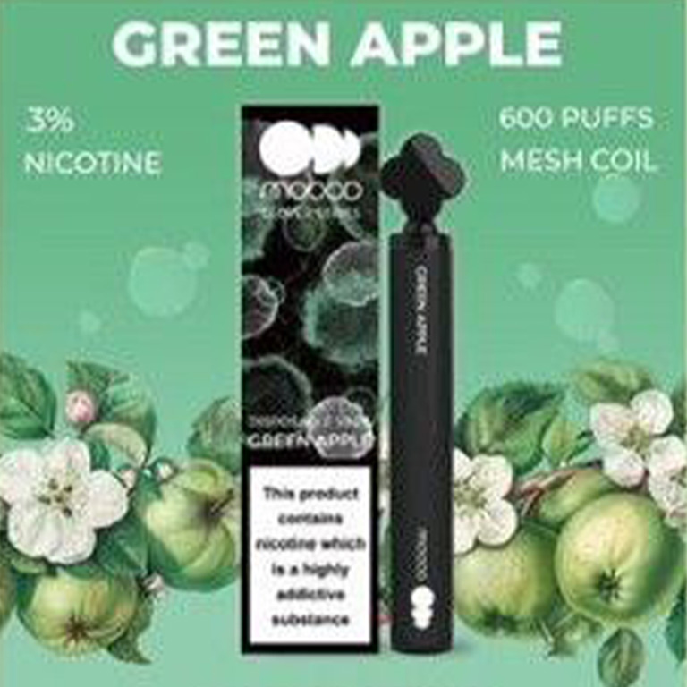 MOOOD-CLOVER-SERIES-600คำ-พอตใช้แล้วทิ้ง-ขนาดพกพาสะดวก-กลิ่น-Green-apple