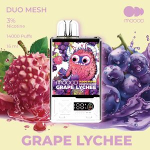 MOOOD-MONSTER-SERIES-14000-PUFFS-รสชาติ-Grape-lychee