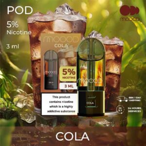 ใหม่-หัวน้ำยาพอตสำเร็จ-MOOOD-nic-5%-3ml-กลิ่น-โคล่า-cola