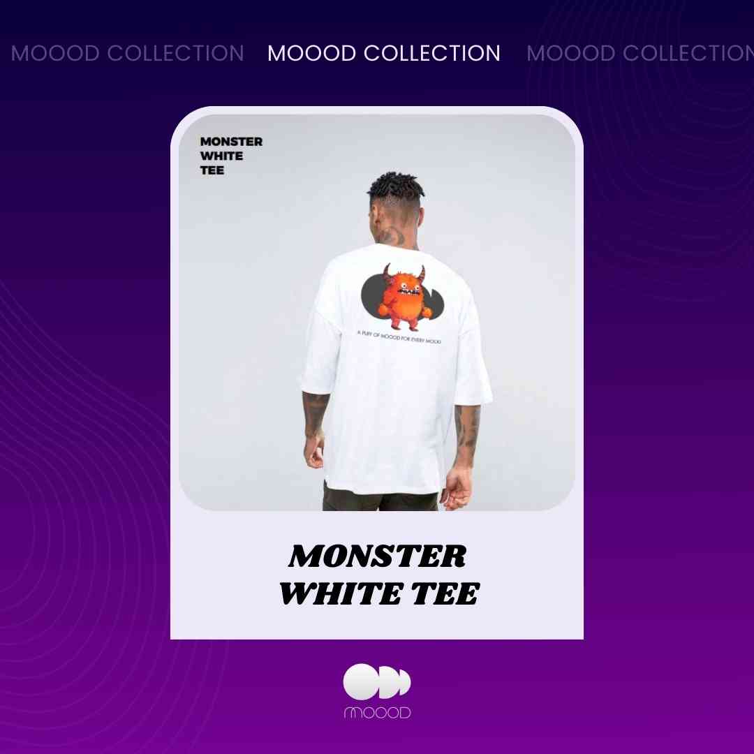 MONSTER WHITE TEE